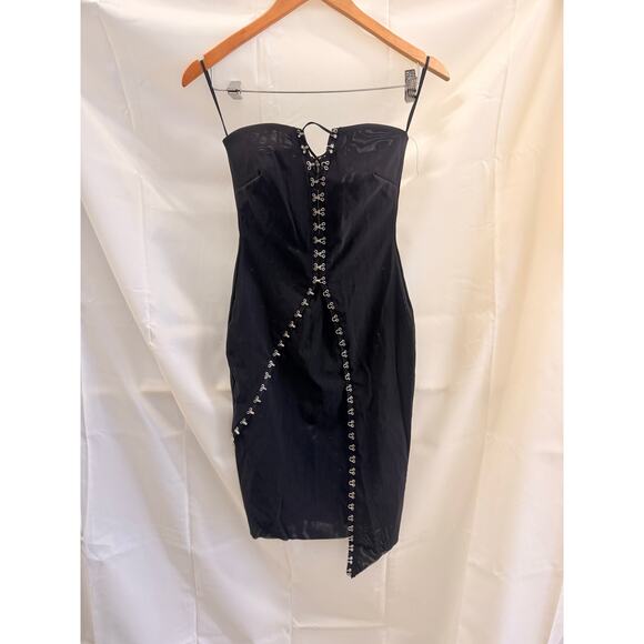 Bec & Bridge Argon Corset Strapless Hook Eye Dress US 2 Miami Sexy Club Vegas - Picture 2 of 4